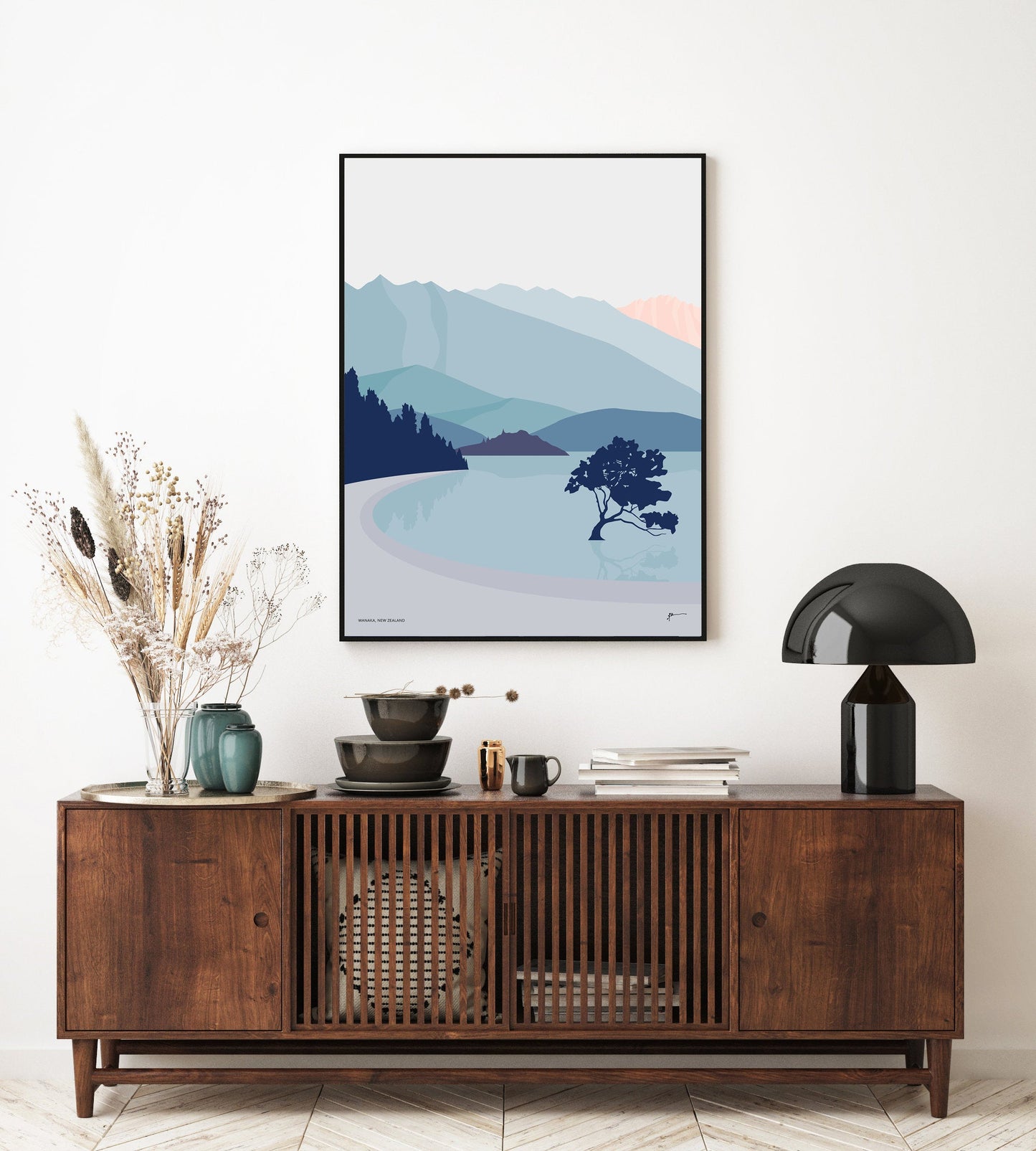 modern wanaka art print