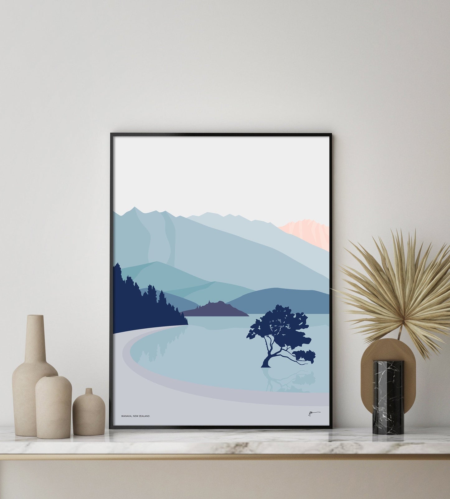 wanaka tree NZ art print