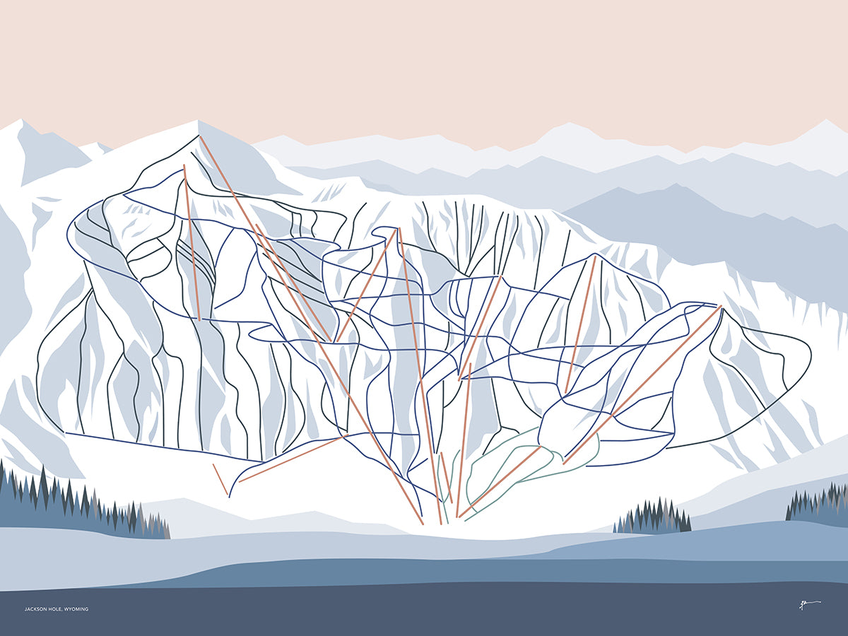 jackson hole ski trail map