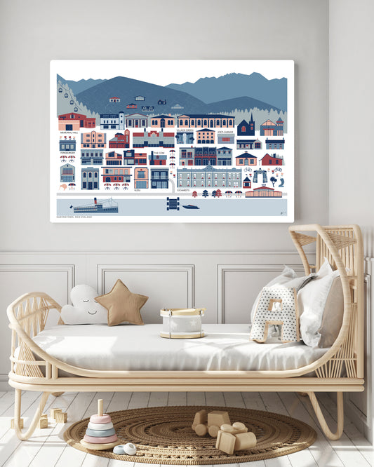 queenstown nz art print