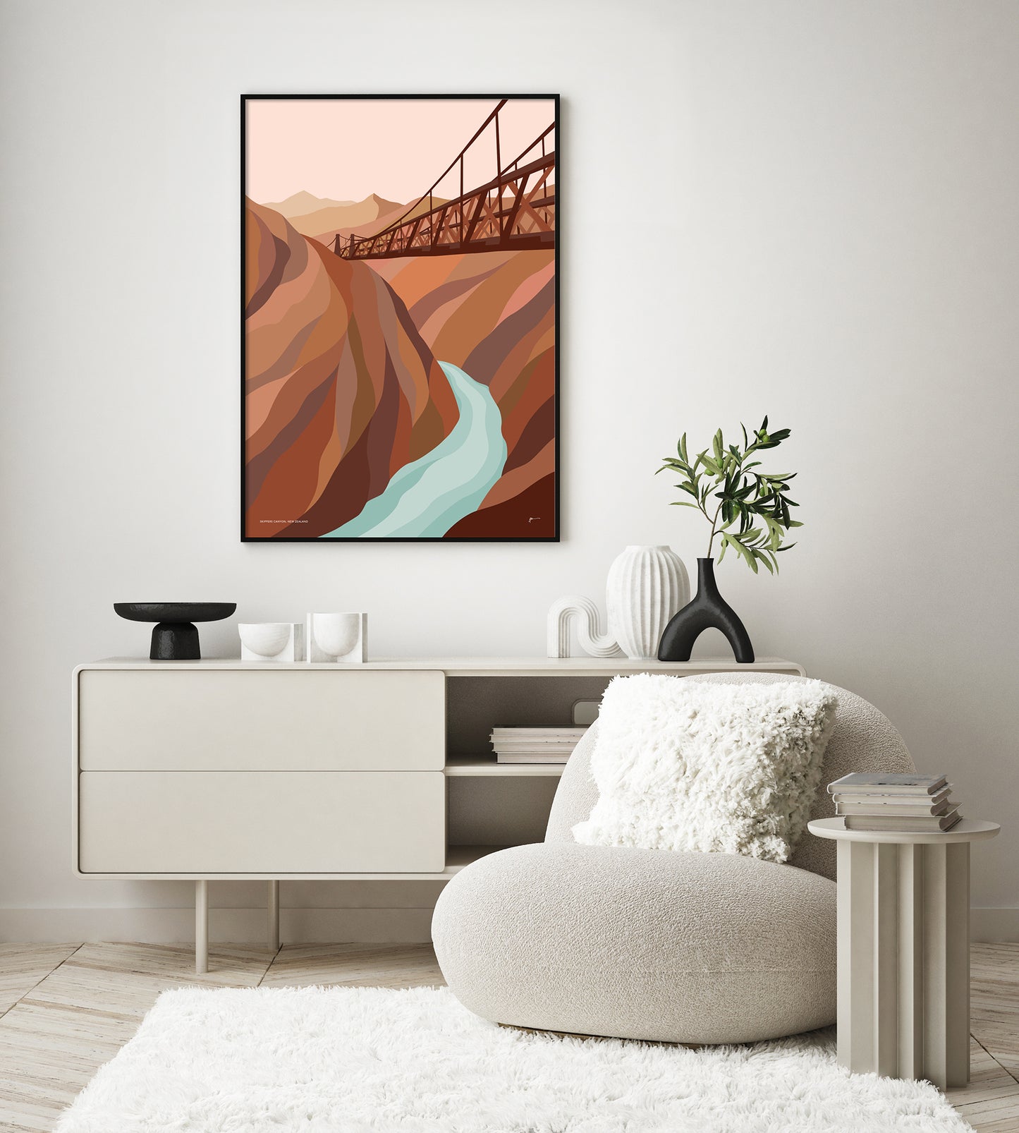 skippers canyon art print