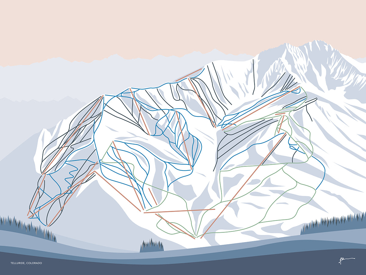 modern trail map telluride colorado