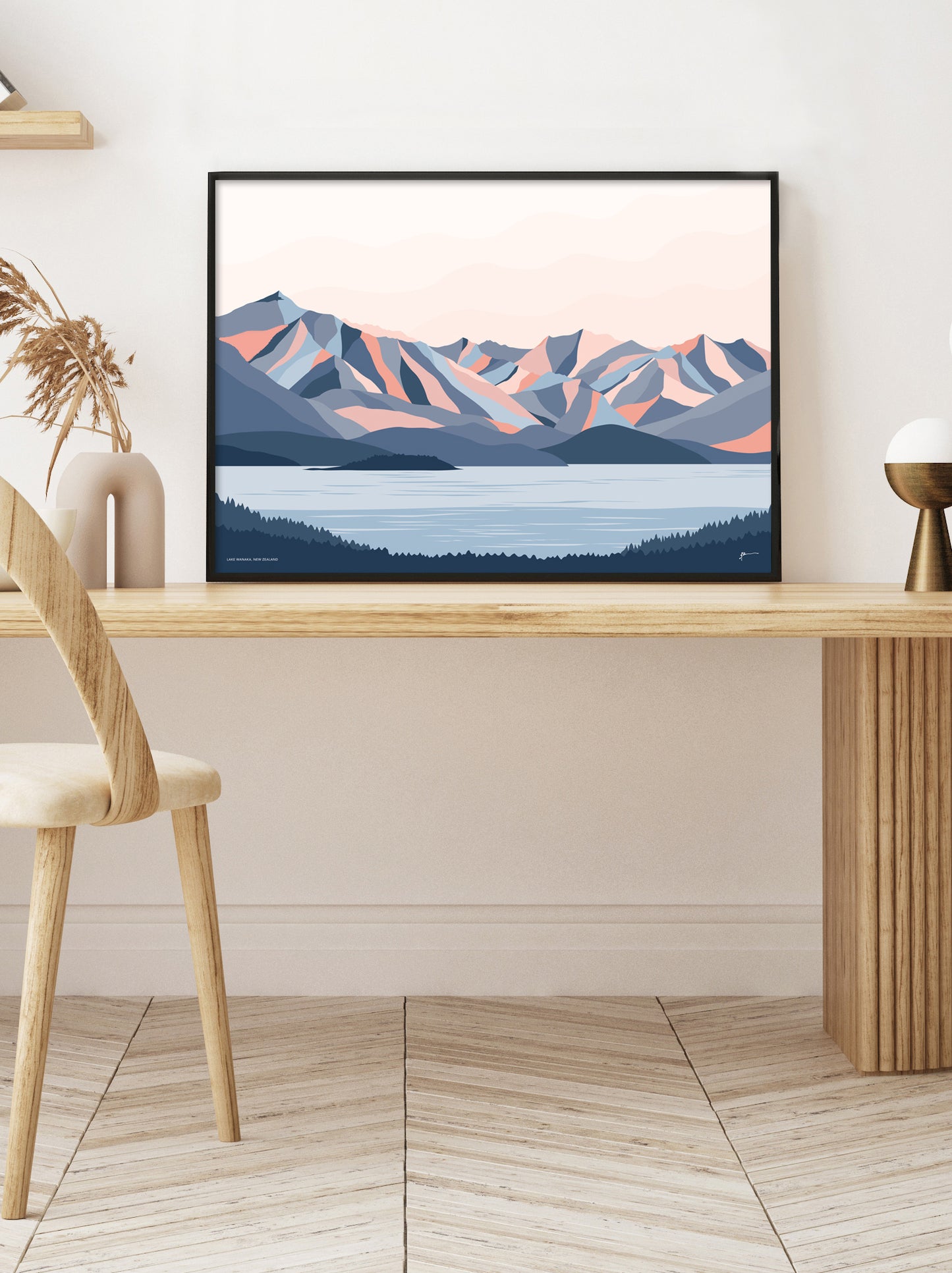 wanaka nz art print bridget hall